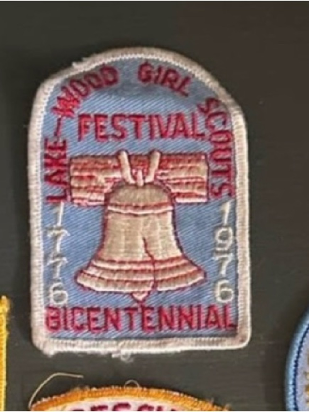 Lake Wood Girl Scout Festival 1976 Patch